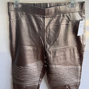 NWT Ooberswank size large gold pants